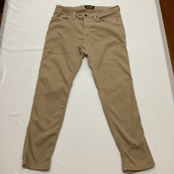DUER DU/ER Men's 34x30 Brown Khaki N2X Relaxed Taper No Sweat Stretch Pants - Picture 12 of 13
